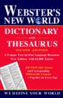 Image for Webster&#39;s new world dictionary and thesaurus