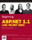 Image for Beginning ASP.NET 1.1 with VB.NET 2003