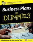 Image for Business Plans for Dummies