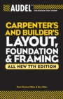 Image for Audel Carpenter&#39;s and Builder&#39;s Layout, Foundation, and Framing