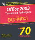 Image for Office 2003 timesaving techniques for dummies