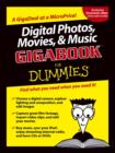 Image for Digital photos, movies, &amp; music gigabook for dummies