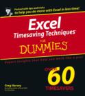 Image for Excel Timesaving Techniques For Dummies