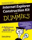 Image for Internet Explorer construction kit for dummies