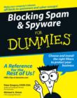 Image for Blocking spam &amp; spyware for dummies