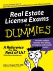 Image for Real Estate License Exams For Dummies