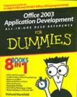 Image for Office 2003 application development all-in-one desk reference for dummies