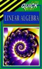 Image for CliffsQuickReviewTM Linear Algebra