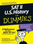 Image for SAT II U.S. History For Dummies