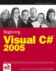 Image for Beginning Visual C# and #174 2005