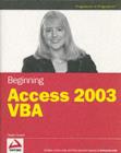 Image for Beginning Access 2003 VBA