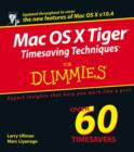 Image for Mac OS X Tiger Timesaving Techniques For Dummies