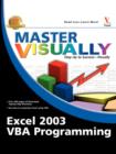 Image for Master Visually Excel 2003 VBA Programming
