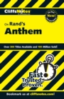 Image for CliffsNotes on Rand&#39;s Anthem