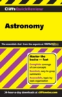 Image for CliffsQuickReview Astronomy