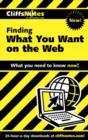 Image for Finding What You Want on the Web