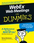 Image for WebEx Web meetings for dummies