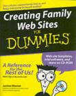 Image for Creating family web sites for dummies