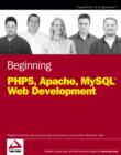 Image for Beginning PHP5, Apache, and MySQL web development
