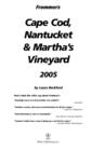 Image for Frommer&#39;s Cape Cod, Nantucket &amp; Martha&#39;s Vineyard 2000