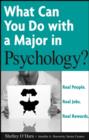 Image for What can you do with a major in psychology?