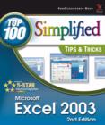 Image for Excel 2003 Top 100 Simplified Tips and Tricks