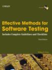 Image for Effective Methods for Software Testing