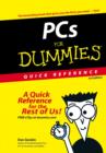Image for PCs for dummies quick reference