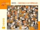 Image for Ditz Double Cat-Spread 1000-Piece Jigsaw Puzzle