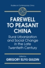 Image for Farewell to Peasant China