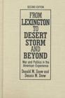 Image for From Lexington to Desert Storm and Beyond : War and Politics in the American Experience