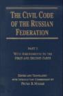 Image for Civil Code of the Russian Federation: Pt. 3: With Amendments to the First and Second Parts