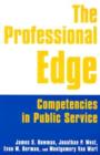 Image for The Professional Edge : Competencies in Public Service