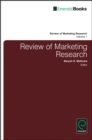 Image for Review of marketing researchVol. 1