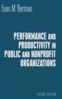 Image for Performance and productivity in public and nonprofit organizations