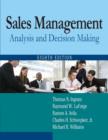 Image for Sales management  : analysis and decision making