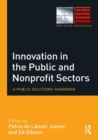 Image for Innovations in the public and nonprofit sectors  : a public solutions handbook