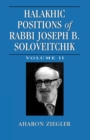 Image for Halakhic Positions of Rabbi Joseph B. Soloveitchik