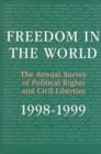 Image for Freedom in the World: 1998-1999 : The Annual Survey of Political Rights and Civil Liberties