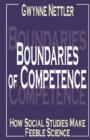 Image for Boundaries of competence  : knowing the social with science
