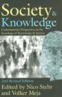 Image for Society and knowledge  : contemporary perspectives in the sociology of knowledge and science