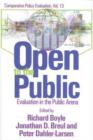 Image for Open to the Public : Evaluation in the Public Sector