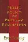 Image for Public policy and program evaluation