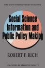 Image for Social Science Information and Public Policy Making