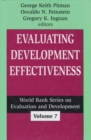 Image for Evaluating Development Effectiveness