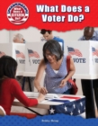 Image for What Does a Voter Do?