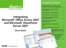 Image for Integrating Microsoft Office Access 2007 and Microsoft SharePoint Server 2007 (Digital Short Cut)