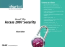 Image for Microsoft Office Access 2007 Security (Digital Short Cut)