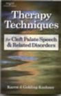Image for Therapy techniques for cleft palate speech and related disorders