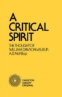 Image for A Critical Spirit : The Thought of William Dawson LeSueur